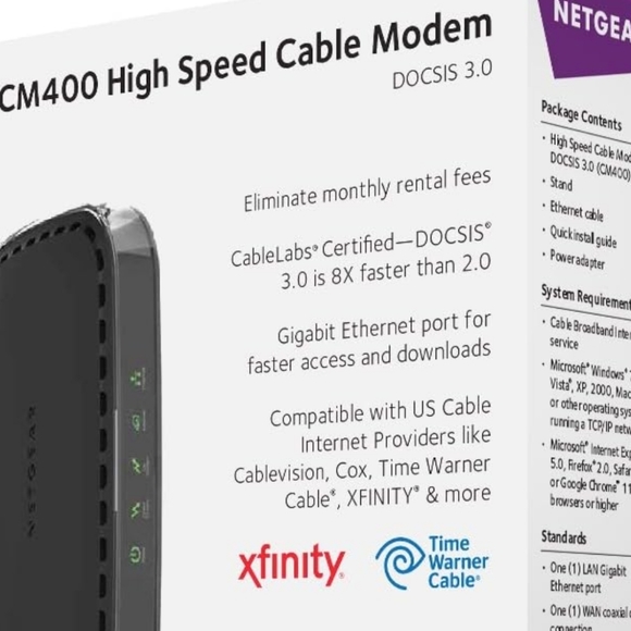 🤑Netgear High Speed Cable Modem CM400 - Picture 5 of 5